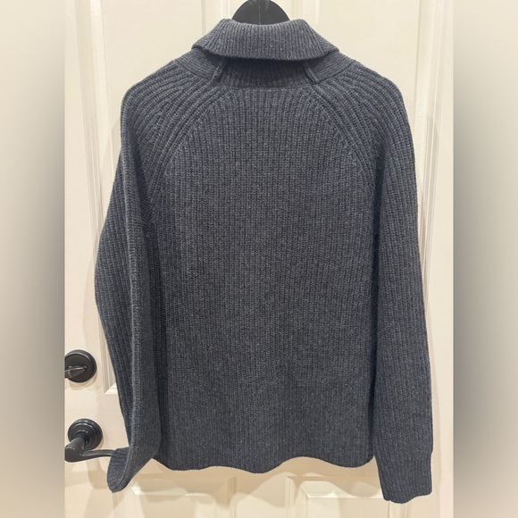 Quince 100% Mongolian Cashmere Shawl Collar Mens size Medium Cardigan Sweater - Picture 11 of 14